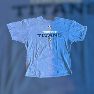 upcycled 2010's Large Reebok Tennessee Titans NFL 50/50 reverse dye t shirt